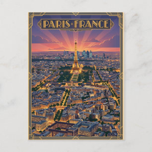 Paris Frankreich Reise Postkarte