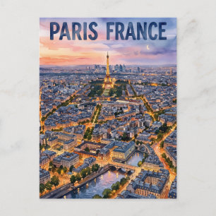 Paris Frankreich Reise Postkarte