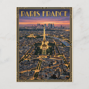 Paris Frankreich Reise  Postkarte