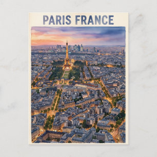 Paris Frankreich Reise Postkarte