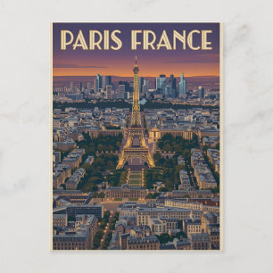 Paris Frankreich Reise Postkarte
