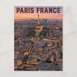 Paris Frankreich Reise Postkarte