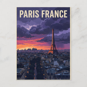 Paris Frankreich Reise Postkarte