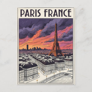 Paris Frankreich Reise Postkarte