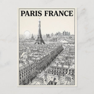 Paris Frankreich Reise  Postkarte