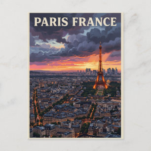 Paris Frankreich Reise Postkarte