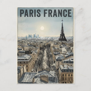 Paris Frankreich Reise Postkarte