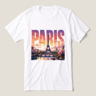 Paris Frankreich Reise Zeitlose Stadt des Lichts Tri-Blend Shirt