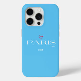 Paris Frankreich Rotes Herz xoxo Chic Case-Mate iPhone Hülle