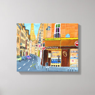 Paris Frankreich, Rue. St. Dominique Canvas Print Leinwanddruck