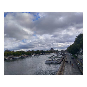 Paris. Frankreich. Seine Poster
