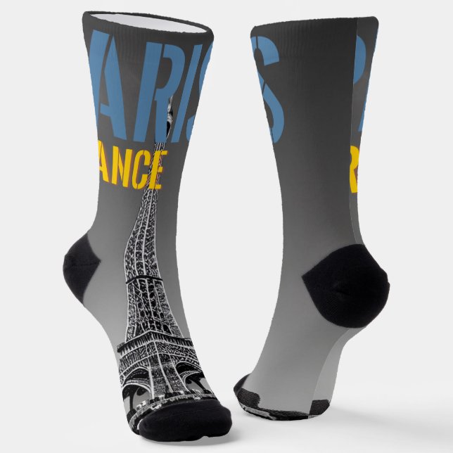 Paris Frankreich Socken (Gewinkelt)