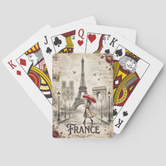 Paris Frankreich Spielkarten