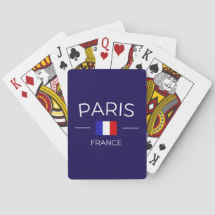 Paris Frankreich Spielkarten