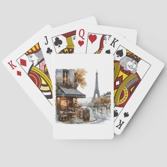 Paris Frankreich Spielkarten (Rückseite)