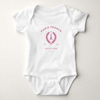 Paris Frankreich Stadt Liebe Baby Strampler