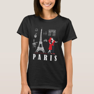 Paris Frankreich Stadt Liebe Eiffelturm Europa 1 T-Shirt