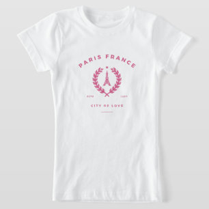 Paris Frankreich Stadt Liebe T-Shirt