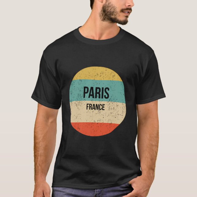 Paris Frankreich T-Shirt (Vorderseite)