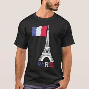 Paris Frankreich Thema Liebe Eiffel Tower T-Shirt