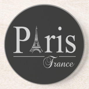 Paris-Frankreich-Untersetzer Sandstein Untersetzer
