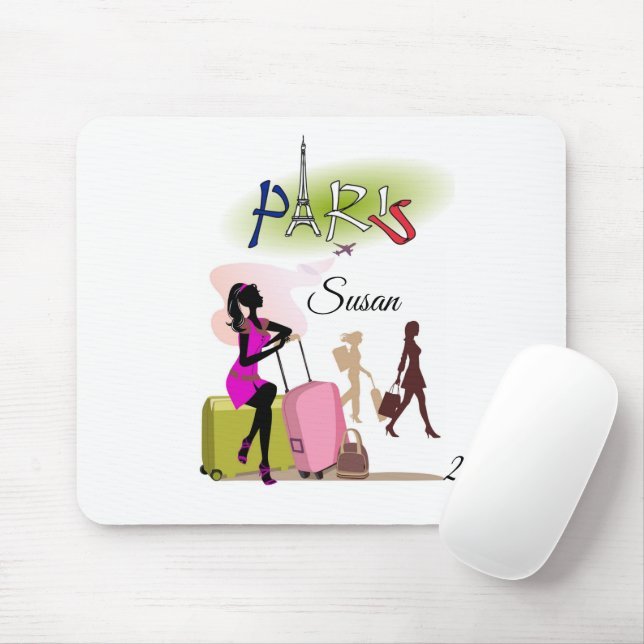 Paris Frankreich Urlaub Mouse Pad! Mousepad (Mit Mouse)