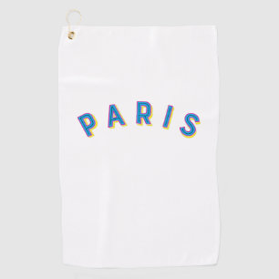 Paris, Frankreich, Vintag Arch Golfhandtuch