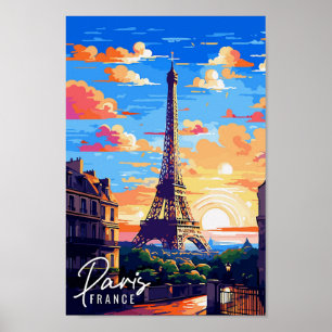Paris-Frankreich-Vintage Poster