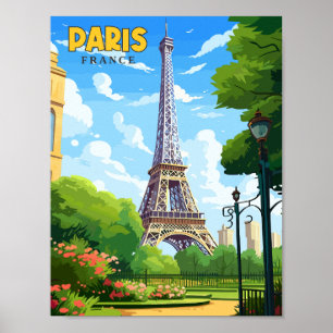 Paris-Frankreich-Vintage Poster