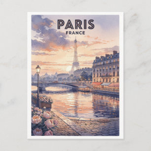 Paris Frankreich Vintage Postkarte