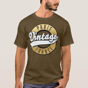 Paris - Frankreich - Vintages Logo T-Shirt