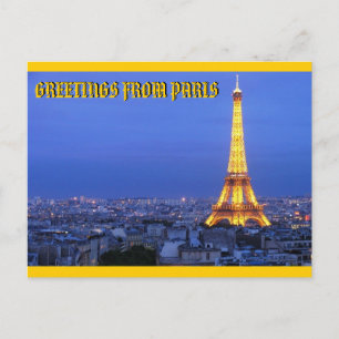 PARIS, FRANKREICH VON MOJISOLA A GBADAMOSI OKUBULE POSTKARTE