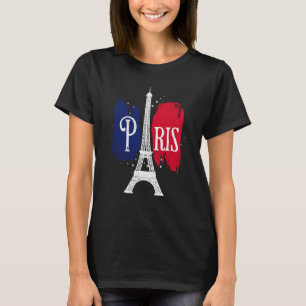 Paris French Eiffel Tower European France Paris at T-Shirt