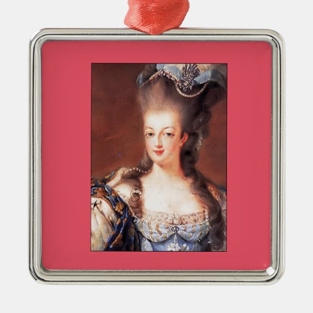Paris French Marie Antoinette Ornement de Noël (Devant)