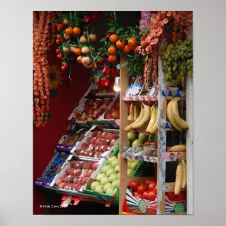 Paris Fruchtmarkt Print Poster