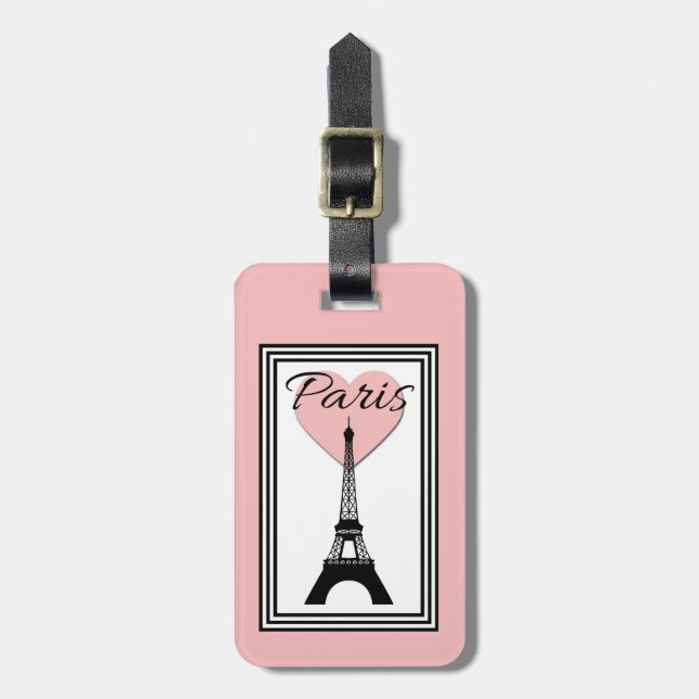 Paris Gepäckanhänger (Vorderseite vertikal)