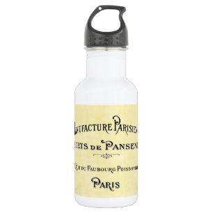 Paris-Geschäftskarte Edelstahlflasche