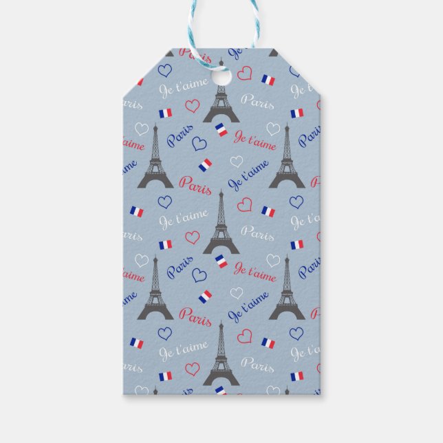 Paris Geschenkanhänger (Vorderseite)