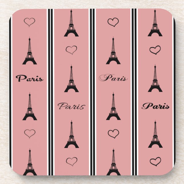 Paris Getränkeuntersetzer (Vorderseite)