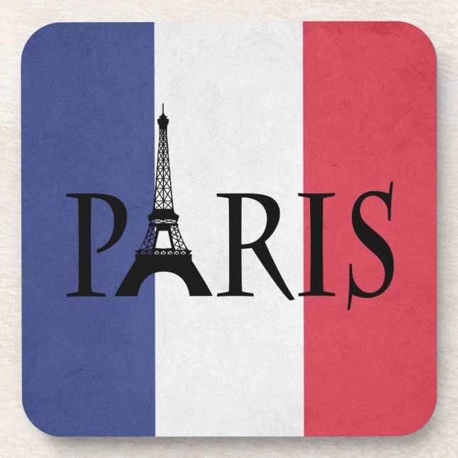 Paris Getränkeuntersetzer (Vorderseite)