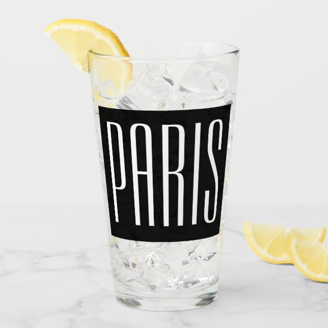 Paris Glas (Vorderseite Ice)