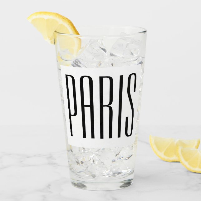 Paris Glas (Vorderseite Ice)