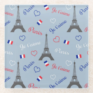 Paris Glasuntersetzer