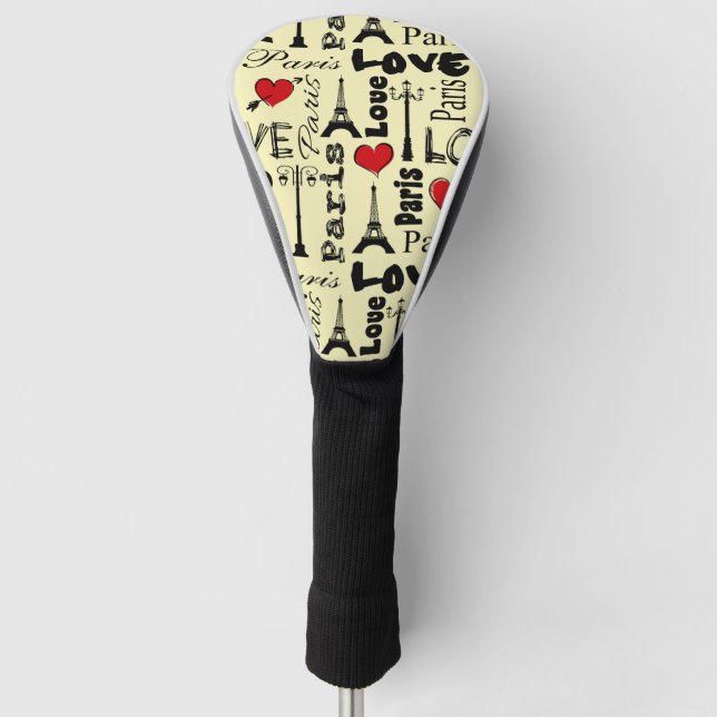 Paris Golf Headcover (Vorderseite)