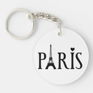 Paris - Grafik Schlüsselanhänger