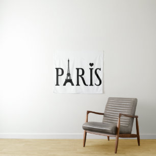 Paris - Grafik Wandteppich
