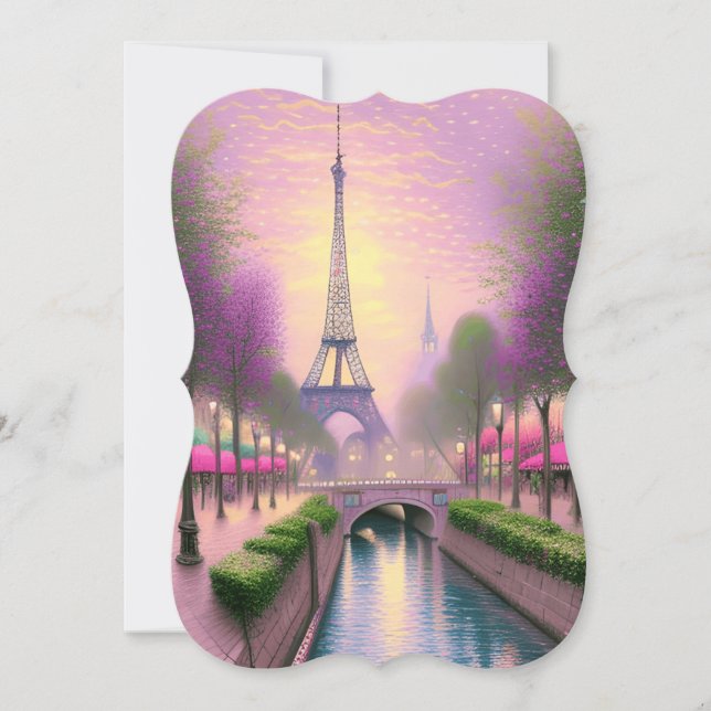 Paris Graphic Mitteilungskarte (Vorderseite)