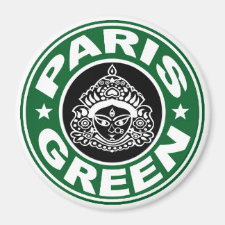 Paris Green Durga Magnet
