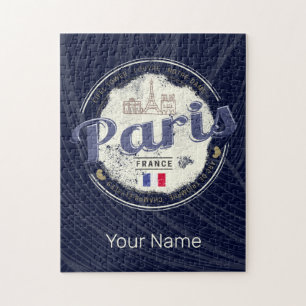 Paris Hauptstadt Frankreich Eiffelturm Vintage Sou