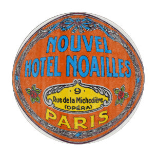 Paris Hotel, bearbeiten Text Cutting Board Schneidebrett